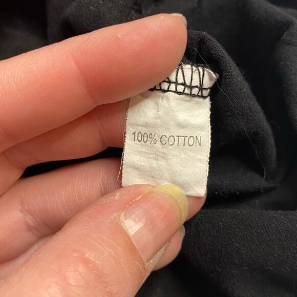 Unicorn Pom Pom Hem Dress Black Cotton Girls 100 3T-4T - Picture 3 of 4